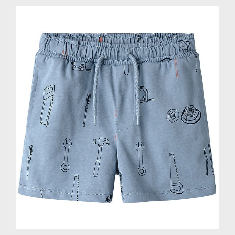 Name It Shorts - NmmHuxi - Faded Denim m. Print