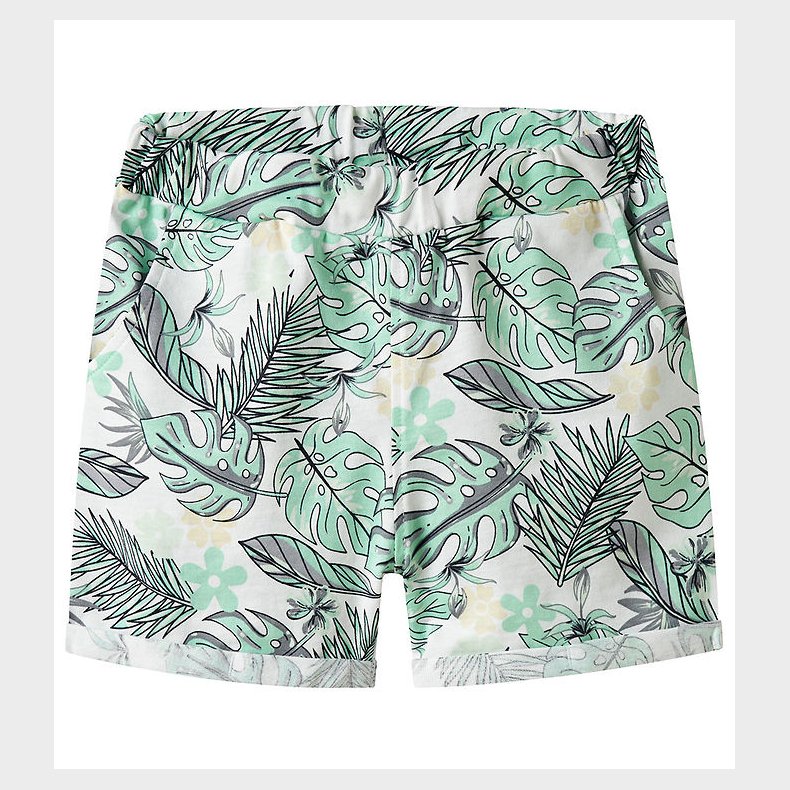 Name It Shorts - NmmValmas - Bright White m. Print
