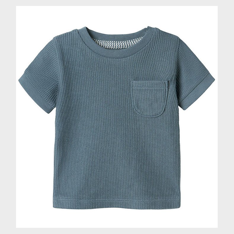 Name It T-shirt - Rib - NbmJush - Blue Mirage