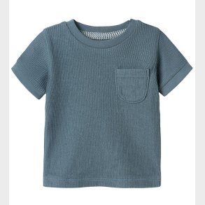 Name It T-shirt - Rib - NbmJush - Blue Mirage