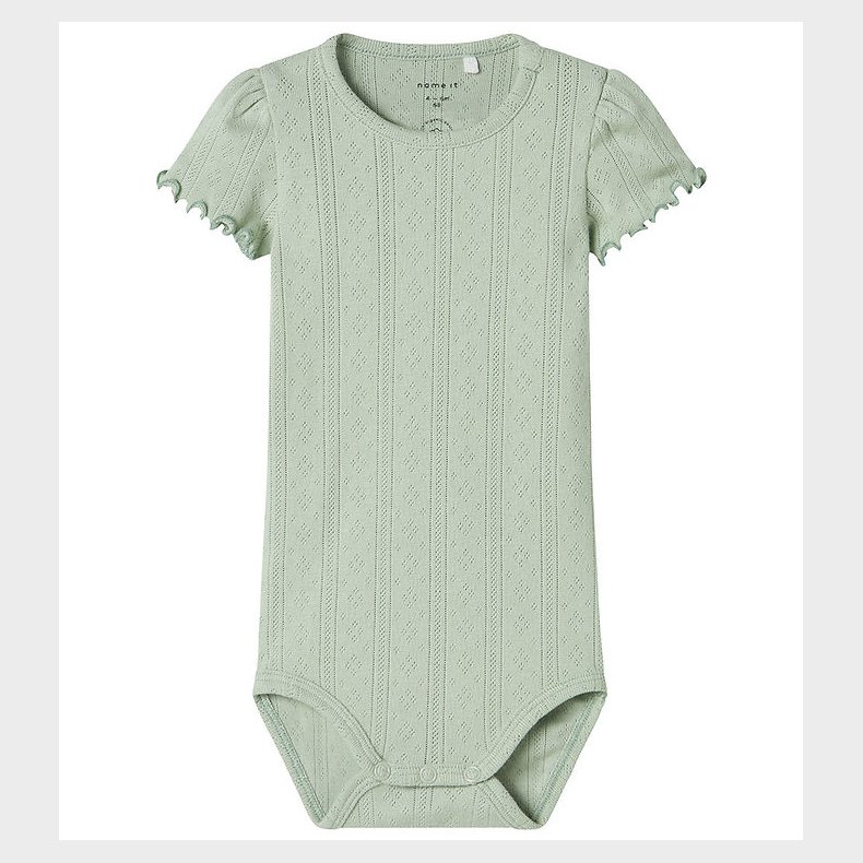 Name It Body k/ - NbfJsilke - Aqua Gray m. Hulmnster