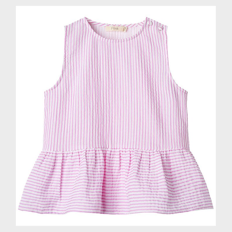 Fliink Top - Ciao - Cloud Dancer/Pink Stripe