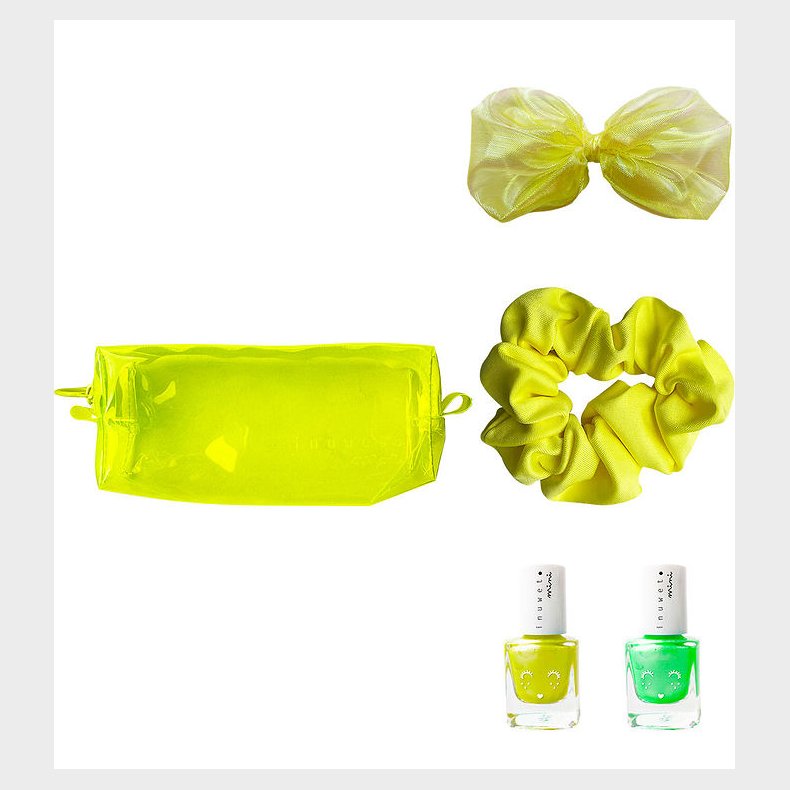 Inuwet Beauty Mania Pouch - Neon Yellow