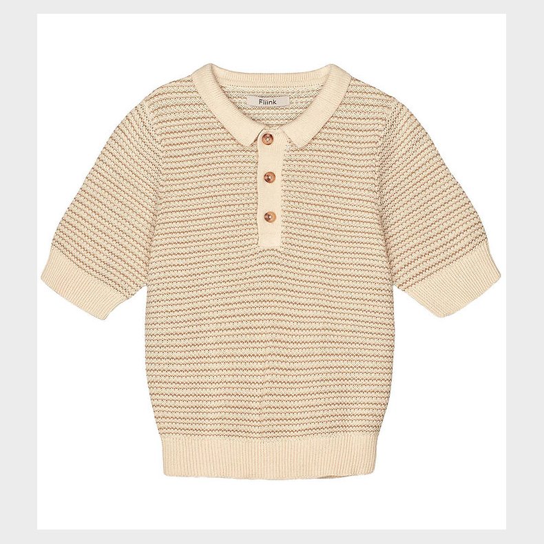 Fliink Polo - Strik - Utily - Sandshell