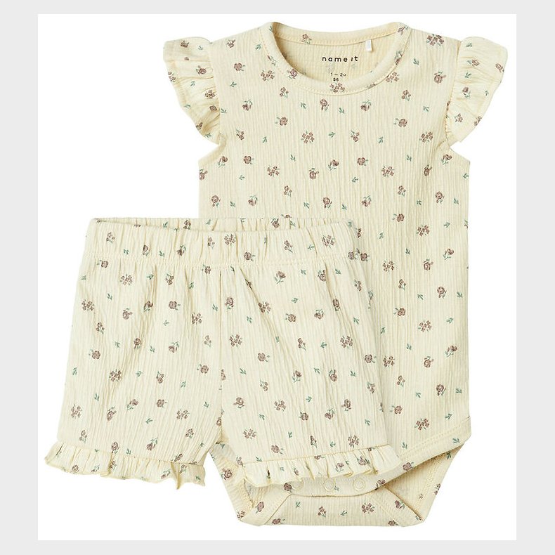 Name It Bodyst k/ - Body/Shorts - NbfJannis - Bleached Sand