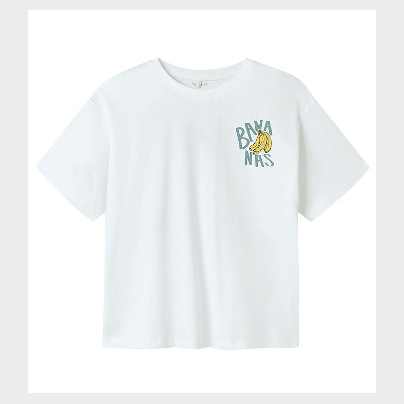 Name It T-shirt - NkmJacob - Bright White/Lemon Drop