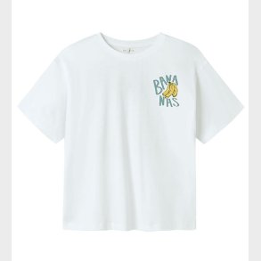 Name It T-shirt - NkmJacob - Bright White/Lemon Drop
