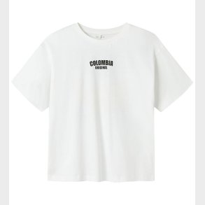 Name It T-shirt - NkmJacob - Bright White/Milky Blue