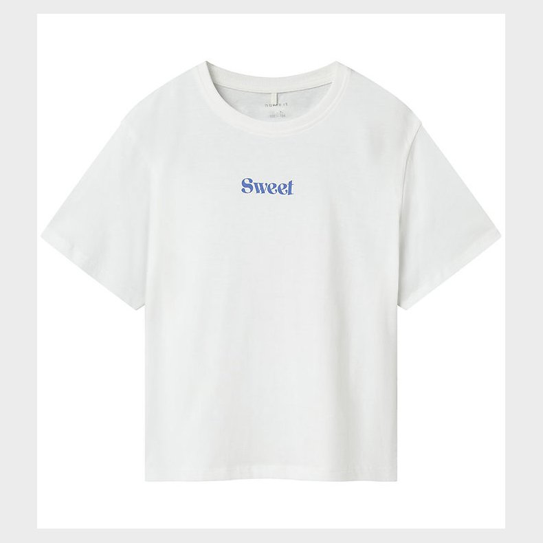Name It T-shirt - NkfJessa - Bright White m. Print