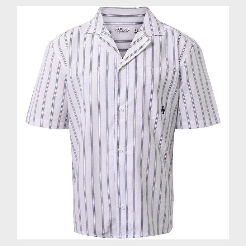Hound Skjorte - Striped - Hvid/Navy