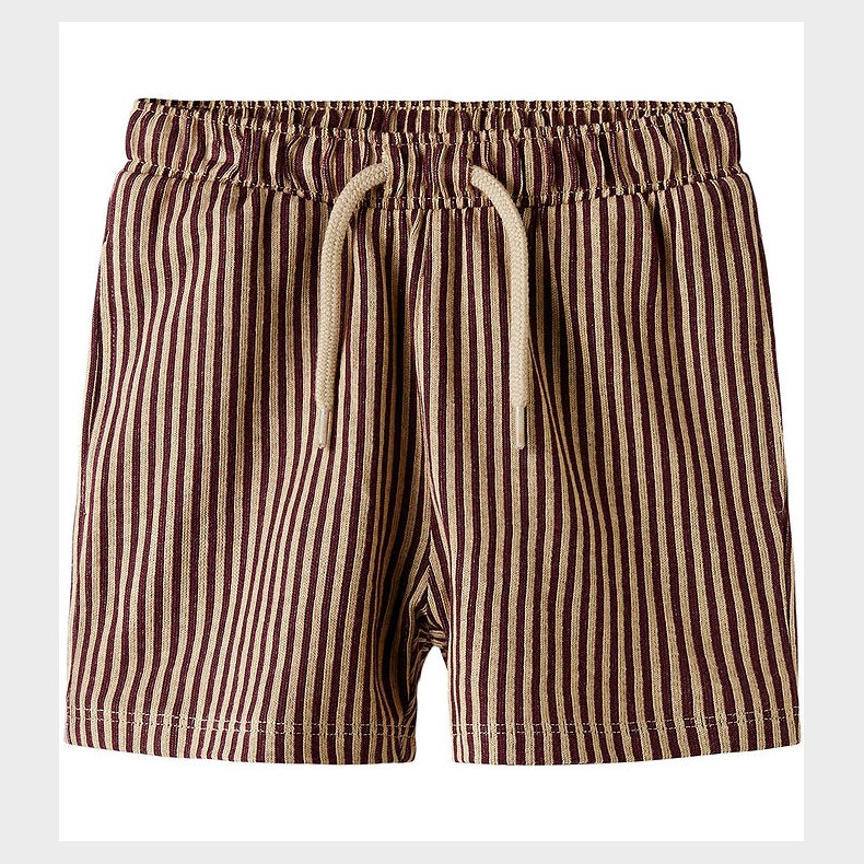 Name It Shorts - Striped - NmmHaris - Windsor Wine