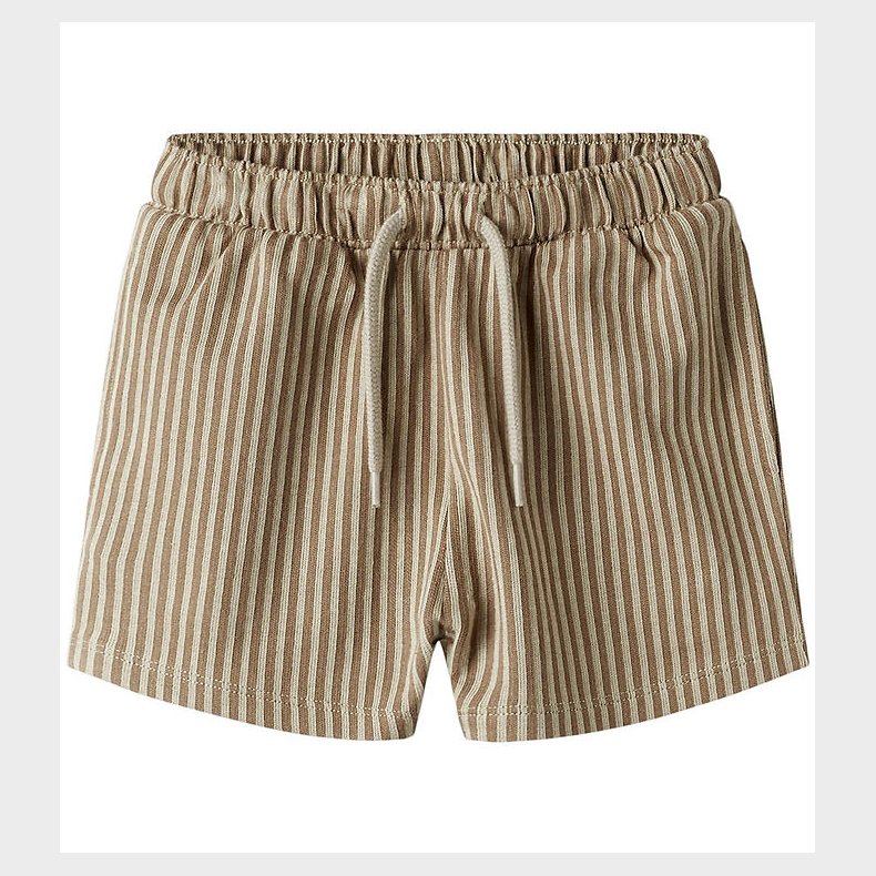 Name It Shorts - Striped - NmmHaris - Irish Cream