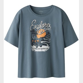 Name It T-shirt - NkmVictor - Blue Mirage/Adventure