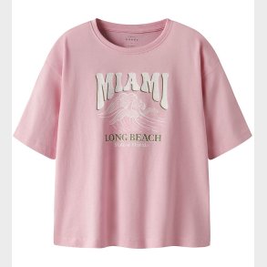Name It T-shirt - NkfVeen - Cameo Rose/Miami