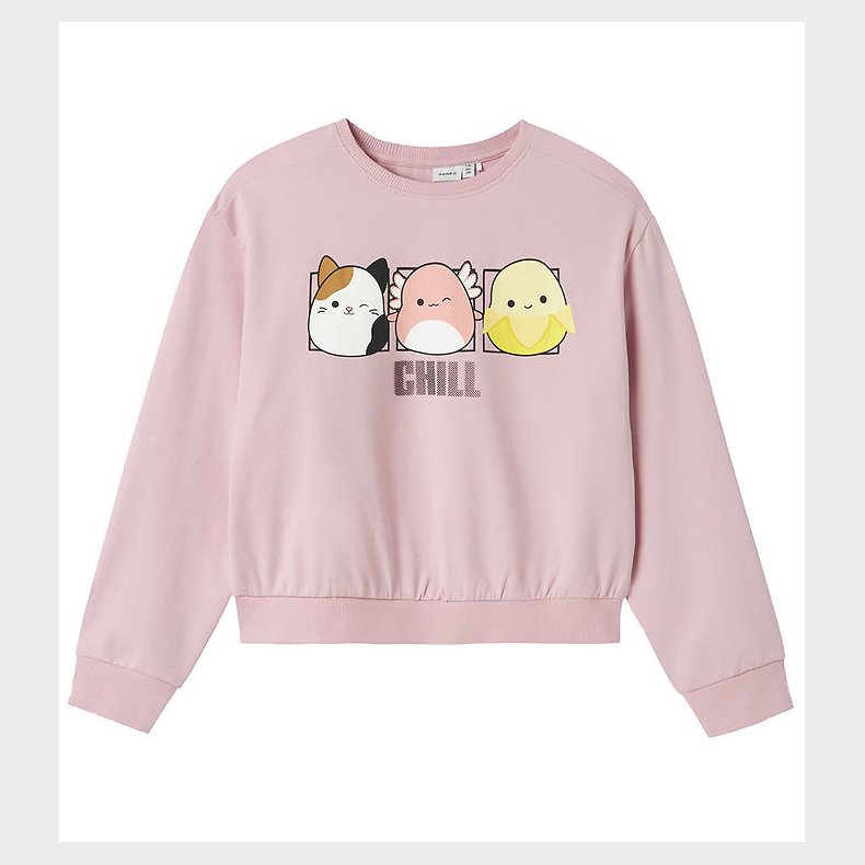 Name It Sweatshirt - NkfMomira - Squishmallows - Cameo Pink