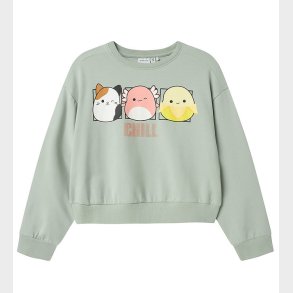Name It Sweatshirt - NkfMomira - Squishmallows - Aqua Gray
