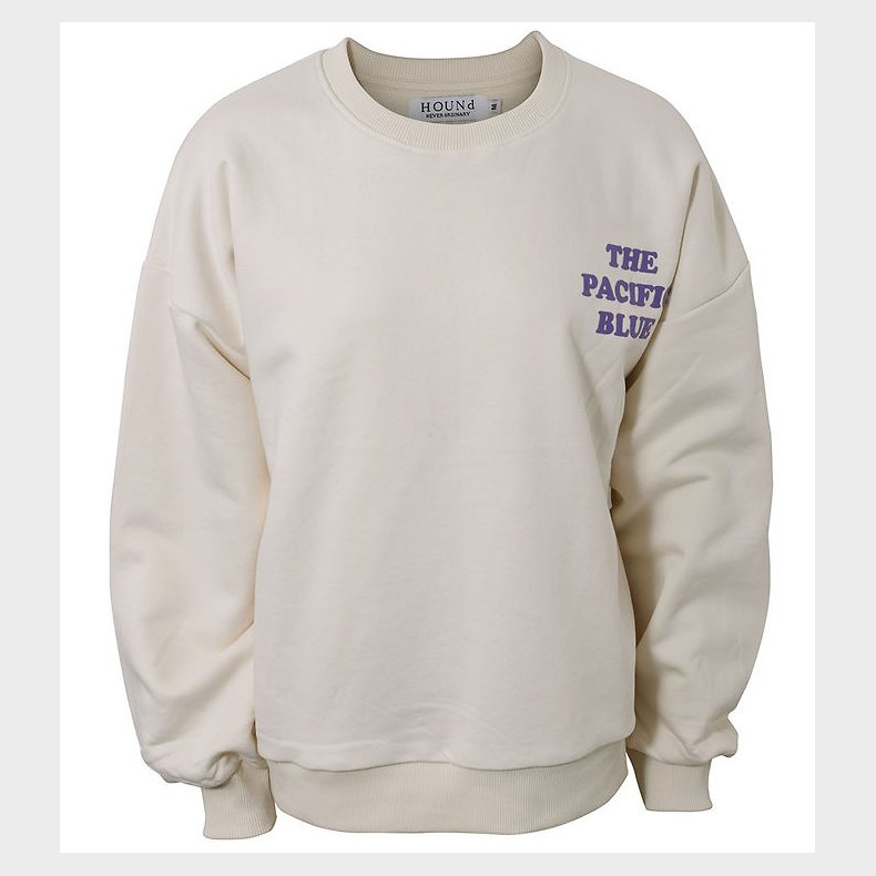 Hound Sweatshirt - Crew Neck - Off white