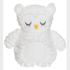Teddykompaniet Varmepude - Ugle - Hvid - 23 cm