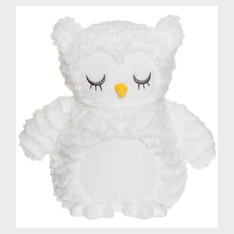 Teddykompaniet Varmepude - Ugle - Hvid - 23 cm