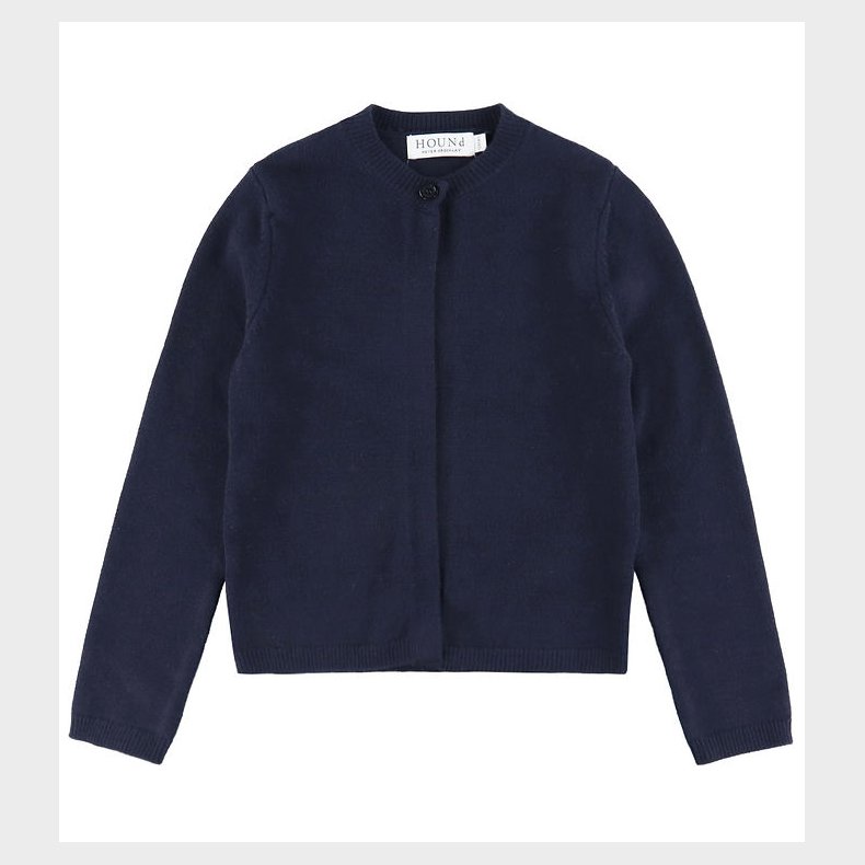 Hound Cardigan - Strik - One Button - Navy