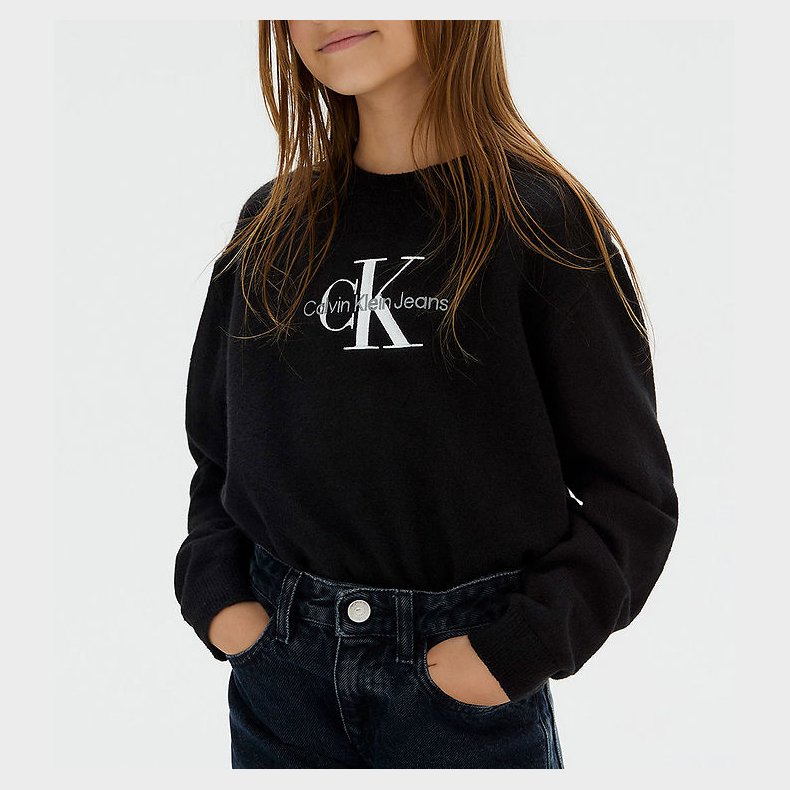 Calvin Klein Bluse - Monologo - Sort