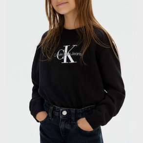 Calvin Klein Bluse - Strikket - Monologo - Sort