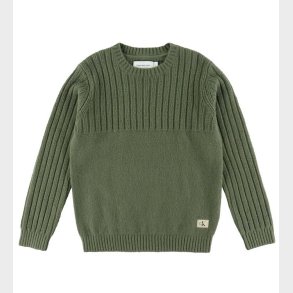 Calvin Klein Bluse - Strik - Dusty Olive