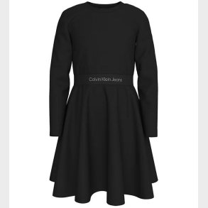 Calvin Klein Kjole - Logo Tape - Sort