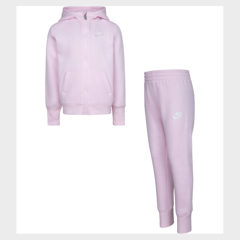 Nike Sweatst - Cardigan/Sweatpants - Pink Foam