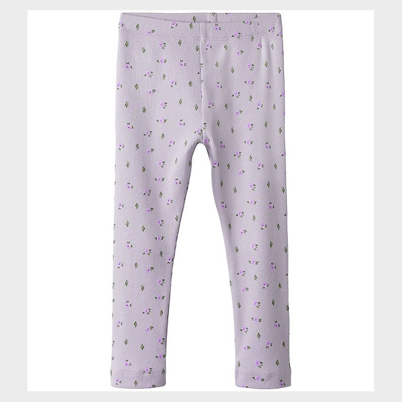 Name It Leggings - Rib - NmfHofie - Misty Lilac