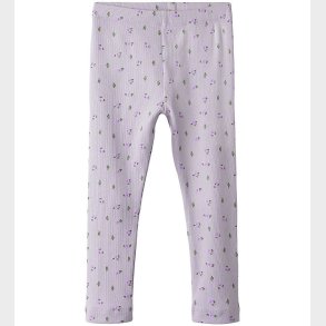 Name It Leggings - Rib - NmfHofie - Misty Lilac