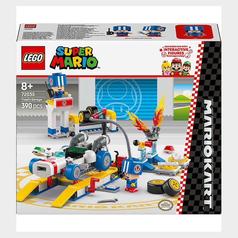 LEGO Super Mario - Mario Kart - Toads Garage 72035 - 390 Dele