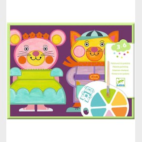 Djeco Farvest - Palette Painting - Chubby Cheeks