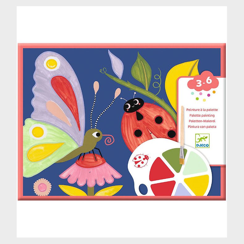 Djeco Farvest - Palette Painting - Creepy Crawlies