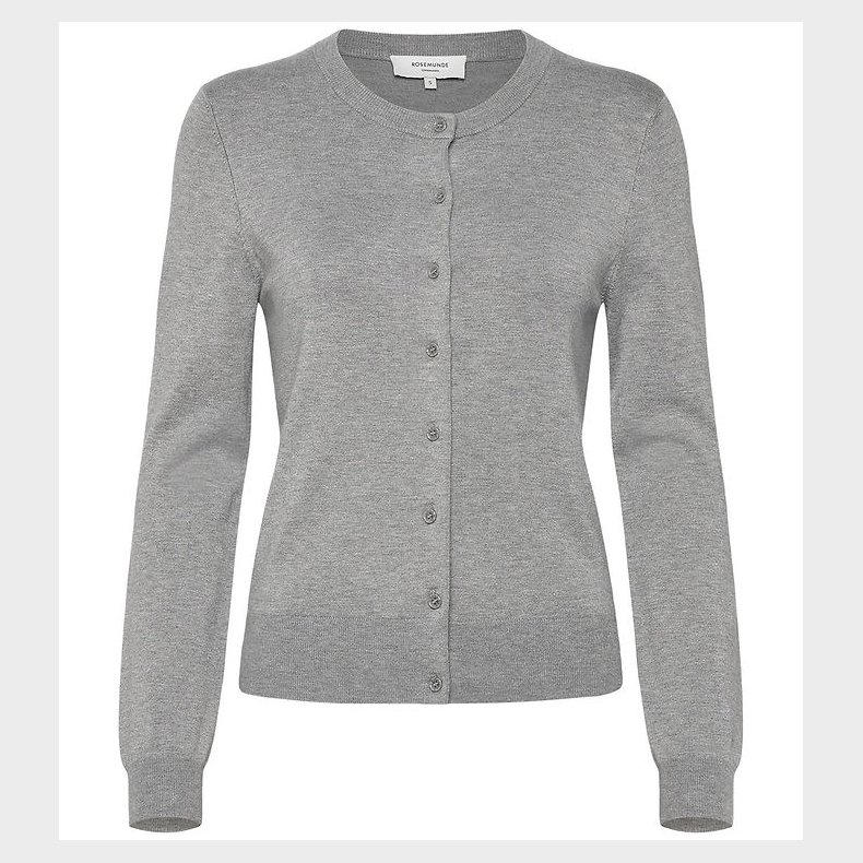 Rosemunde Cardigan - Strik - Denise - Light Grey Melange