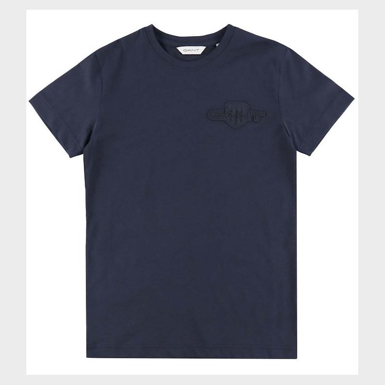 GANT T-shirt - Tonal - Evening Blue
