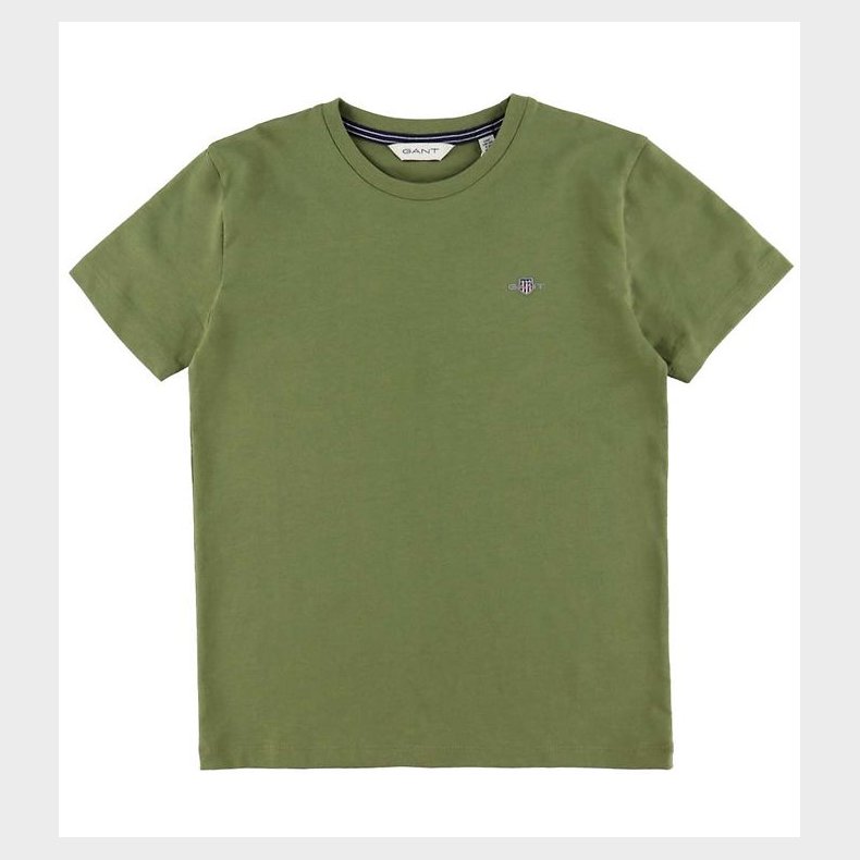 GANT T-shirt - Shield - Washed Olive