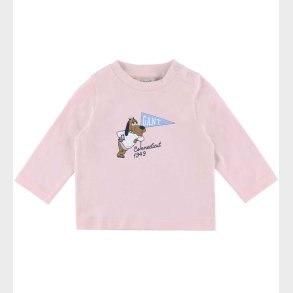 GANT Bluse - Graphic - Salmon