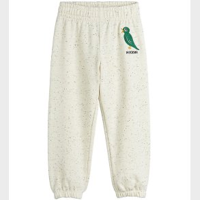 Mini Rodini Sweatpants - Crememeleret m. Fugl