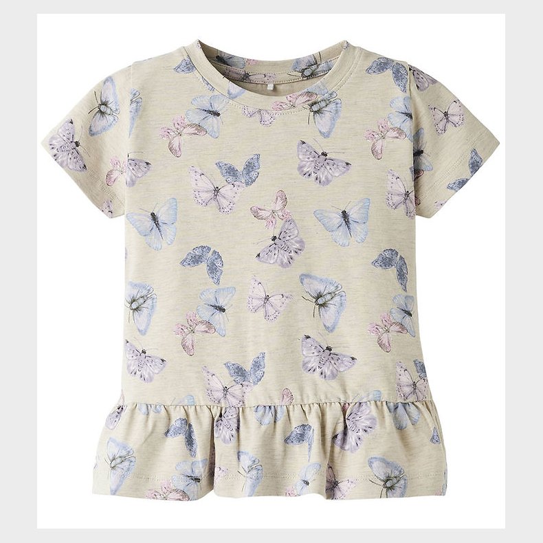 Name it T-shirt - NmfHasmina - Peyote Melange