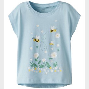 Name It T-shirt - NmfVigea - Cool Blue/Bubblebee