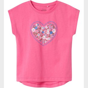Name It T-shirt - NmfVigea - Carmine Rose/Heart