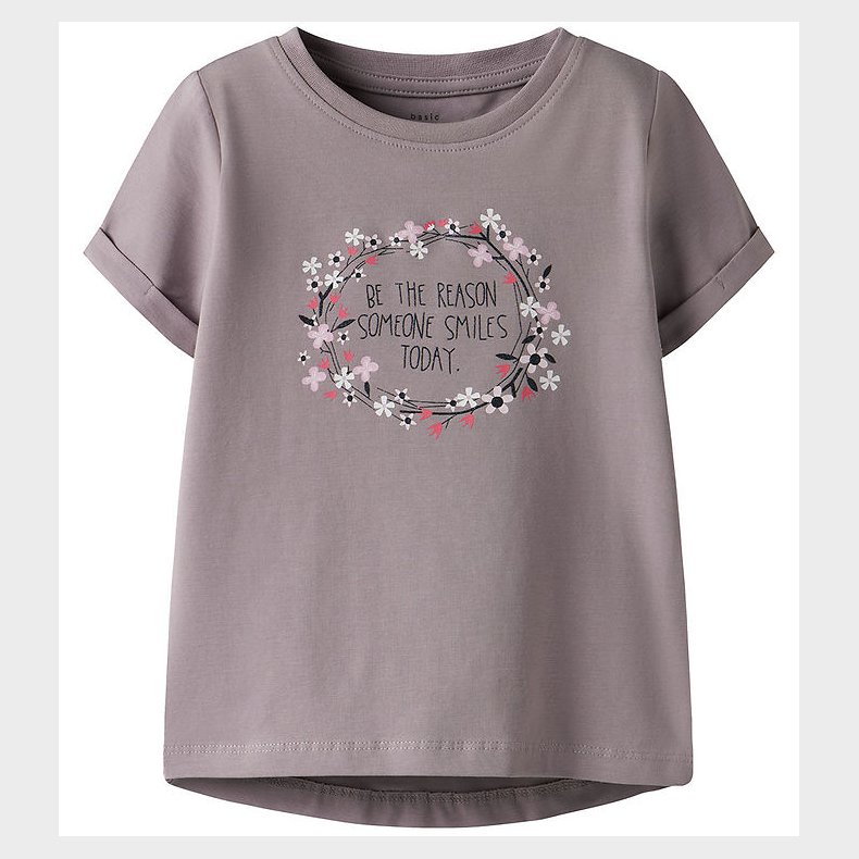 Name It T-shirt - NmfVix - Purple Dove/Flower Ring