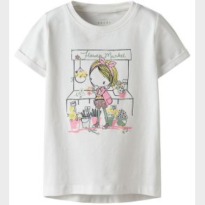 Name It T-shirt - NmfVix - Bright White/Market