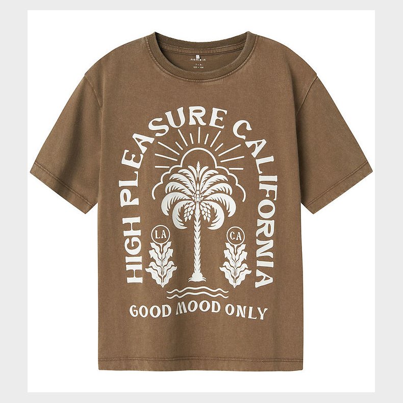 Name It T-shirt - NkmJarvu - Walnut