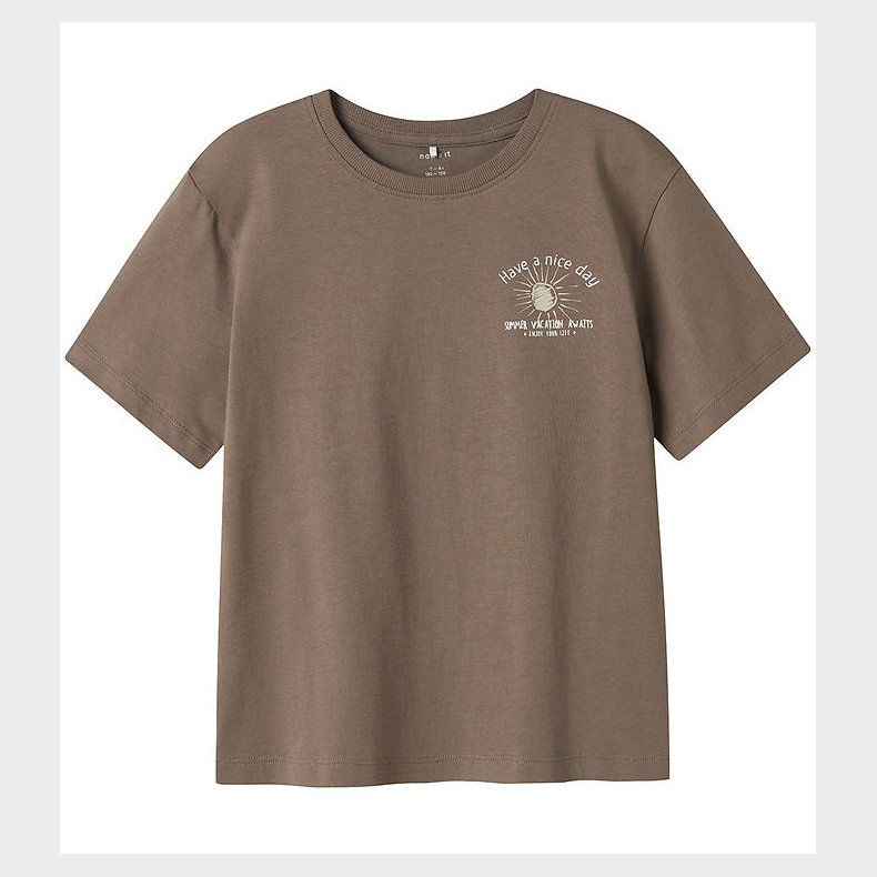 Name It T-shirt - NkmJotim - Walnut