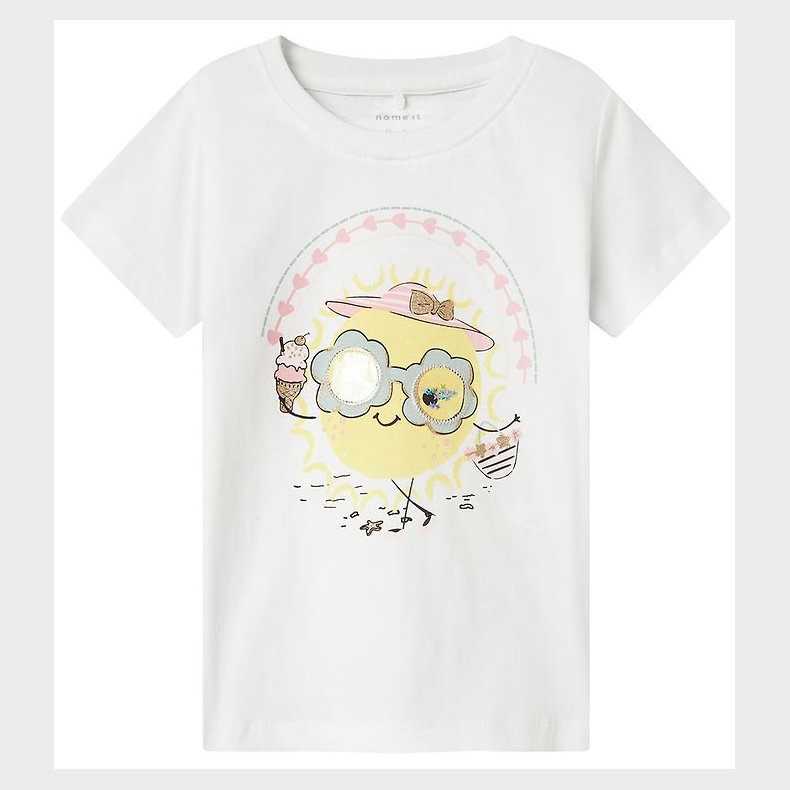 Name It T-shirt - NmfJola - Bright White