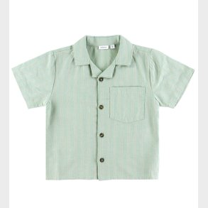 Name It Skjorte k/ - NmmHalom - Slate Gray