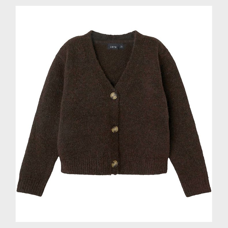 LMTD Cardigan - Strik - NlfNede - Chocolate Brown