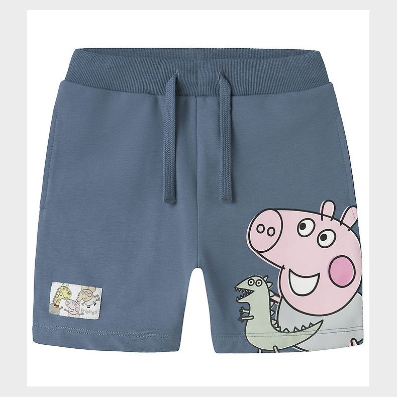 Name It Sweatshorts - NmmArt - Blue Mirage